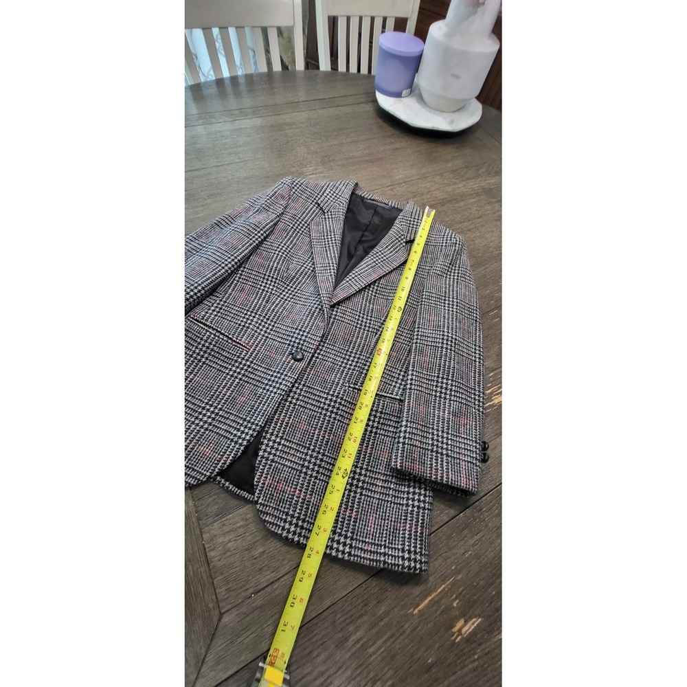 Vintage Brooks‎ Brothers Blazer Womens Size 10 Med Glen Plaid Houndstooth - Picture 7 of 13